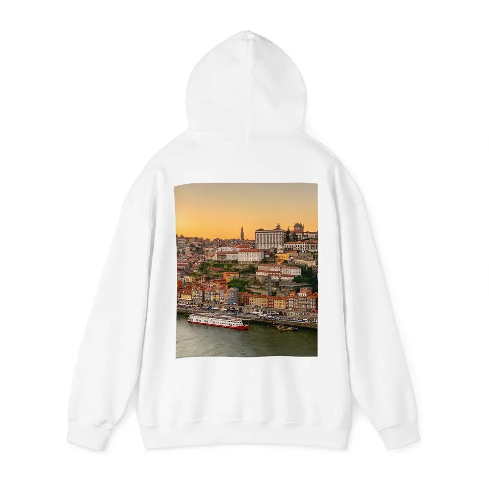Porto Cityscape at Golden Sunset Douro River – Hoodies