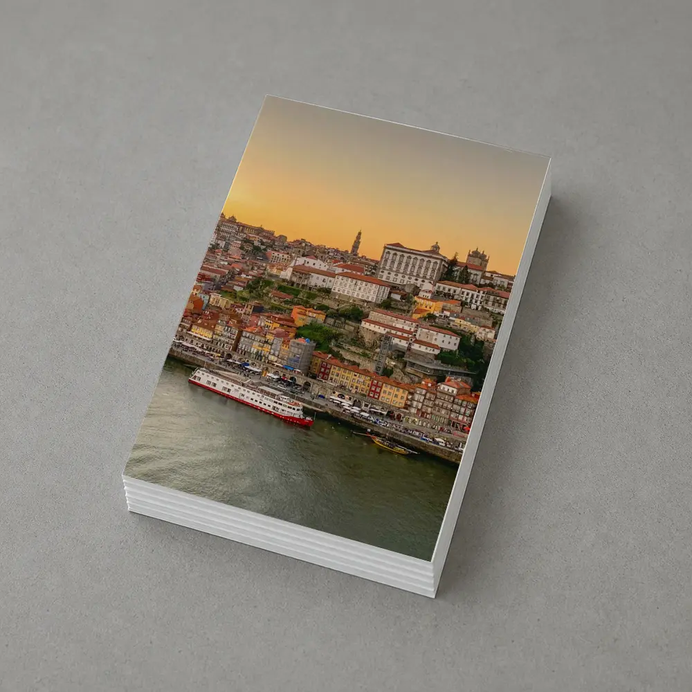 Porto Cityscape at Golden Sunset Douro River – Postcards
