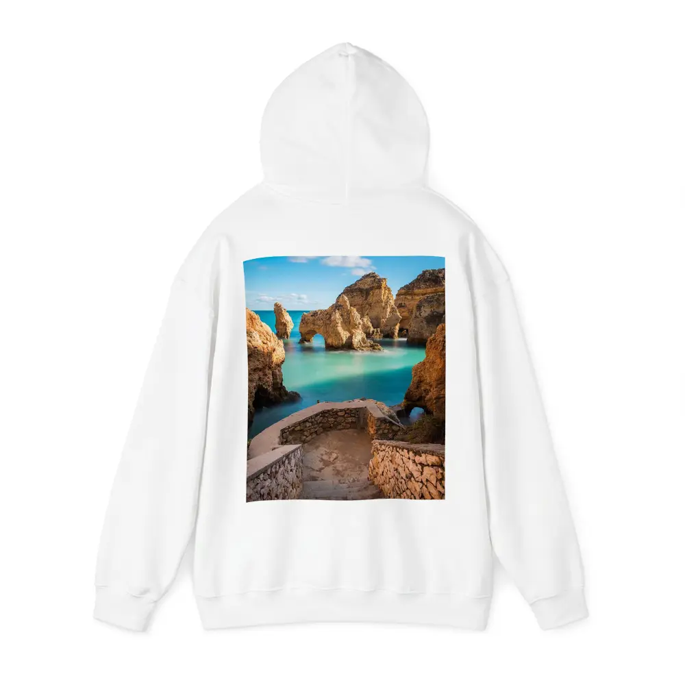 Algarve Rocky Cliffs Turquoise Ocean Portugal – Hoodies