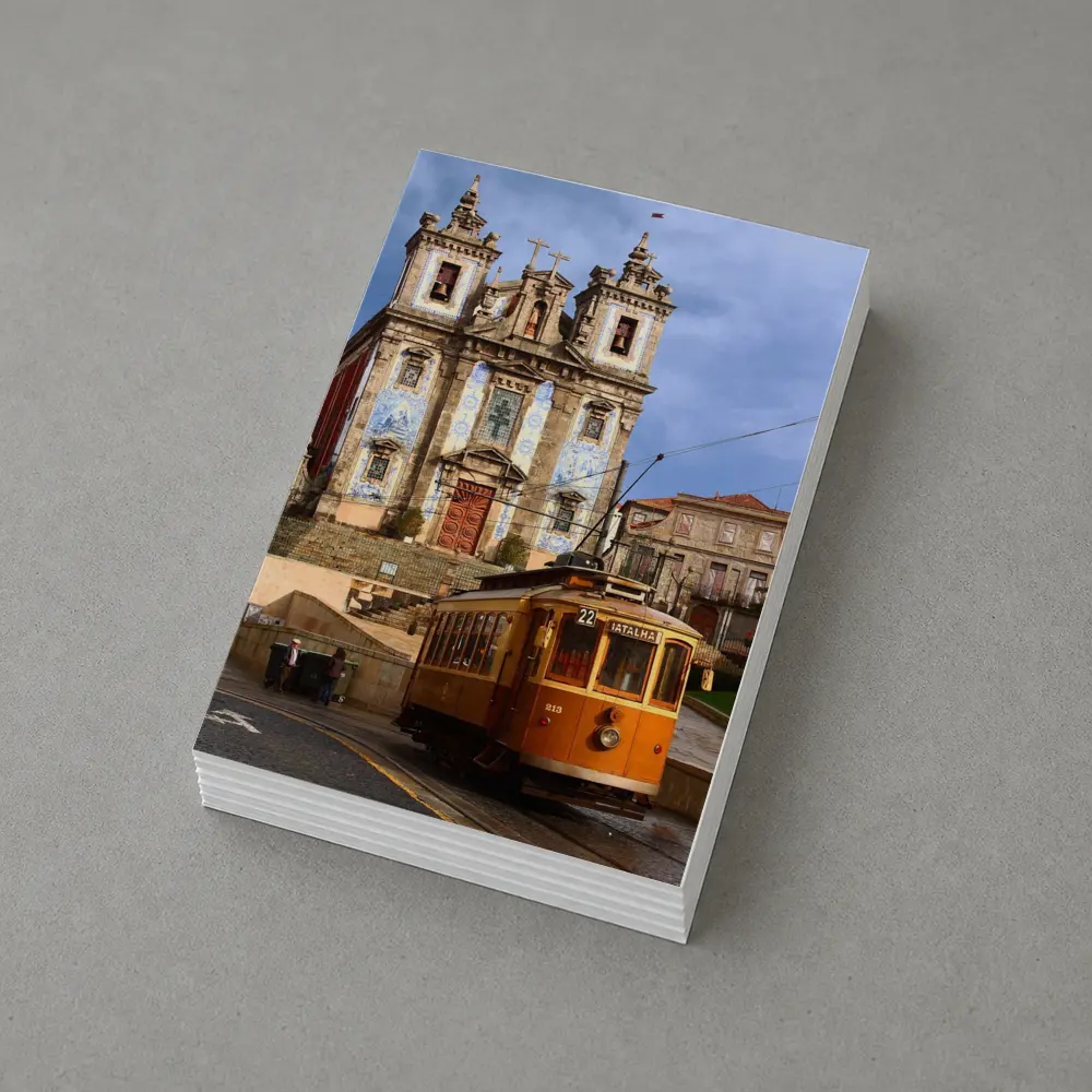 Porto Tram Church Saint Ildefonso Portugal – Postcards