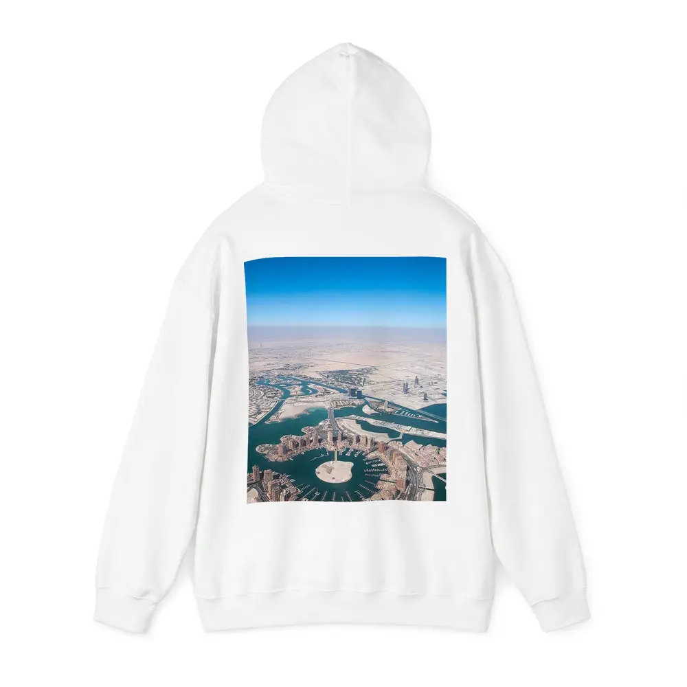 Pearl Qatar Aerial View Doha Skyline – Hoodies