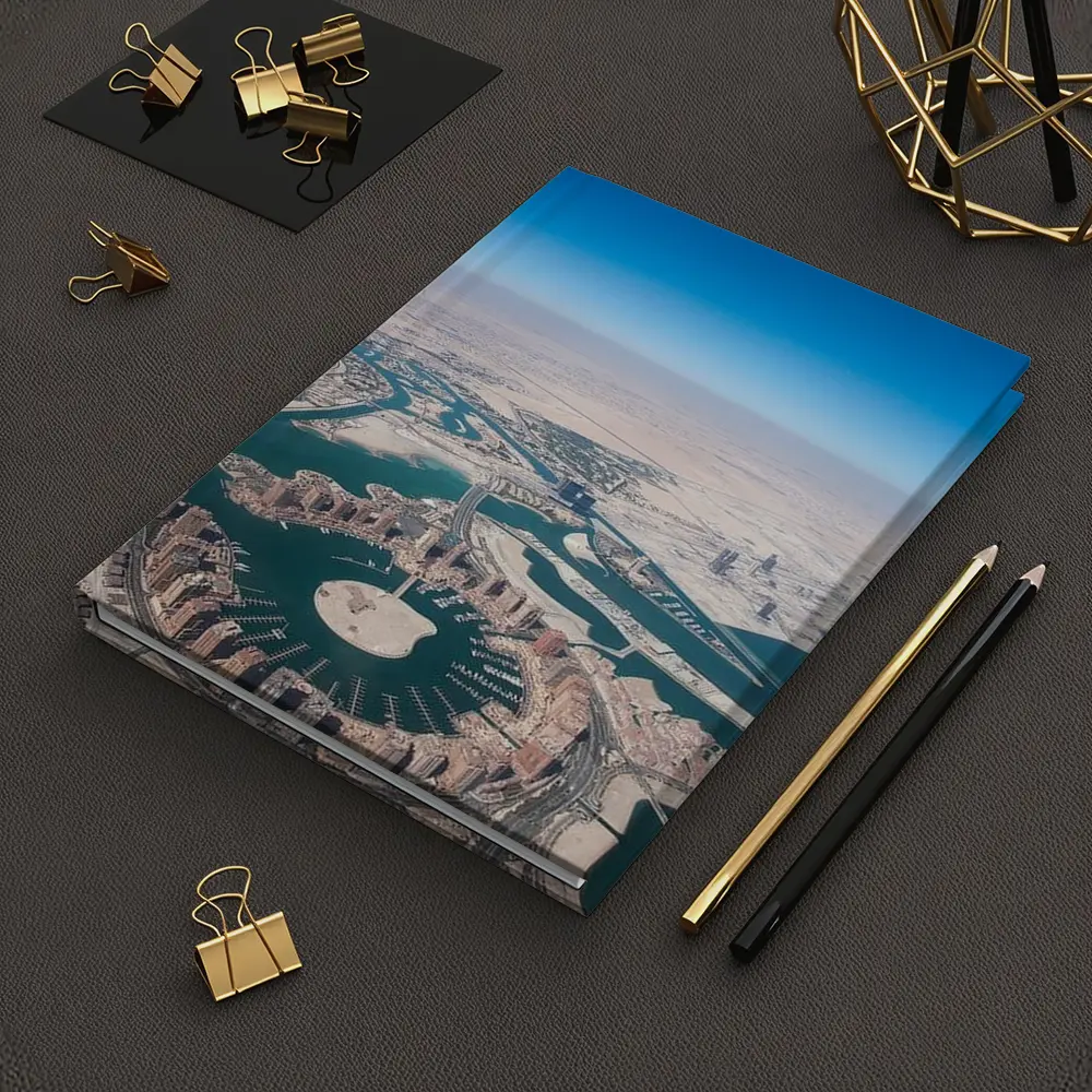 Pearl Qatar Aerial View Doha Skyline – Notebooks