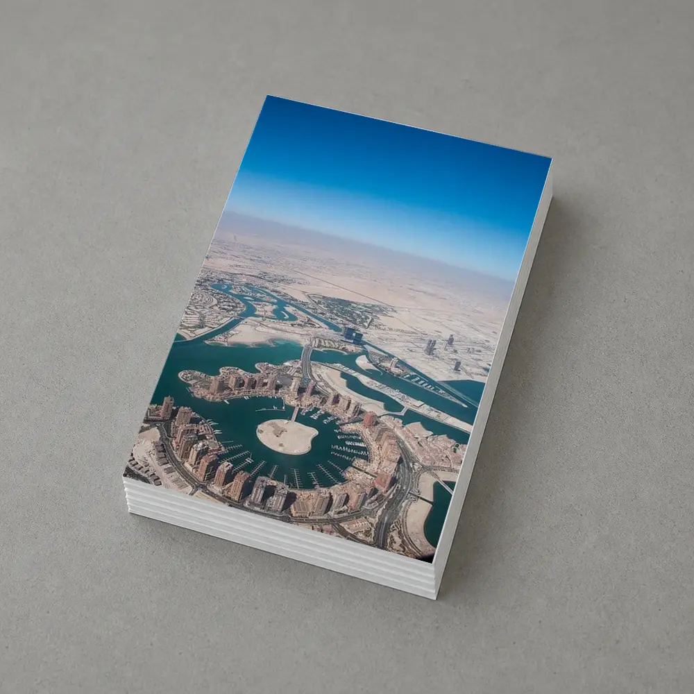Pearl Qatar Aerial View Doha Skyline – Postcards