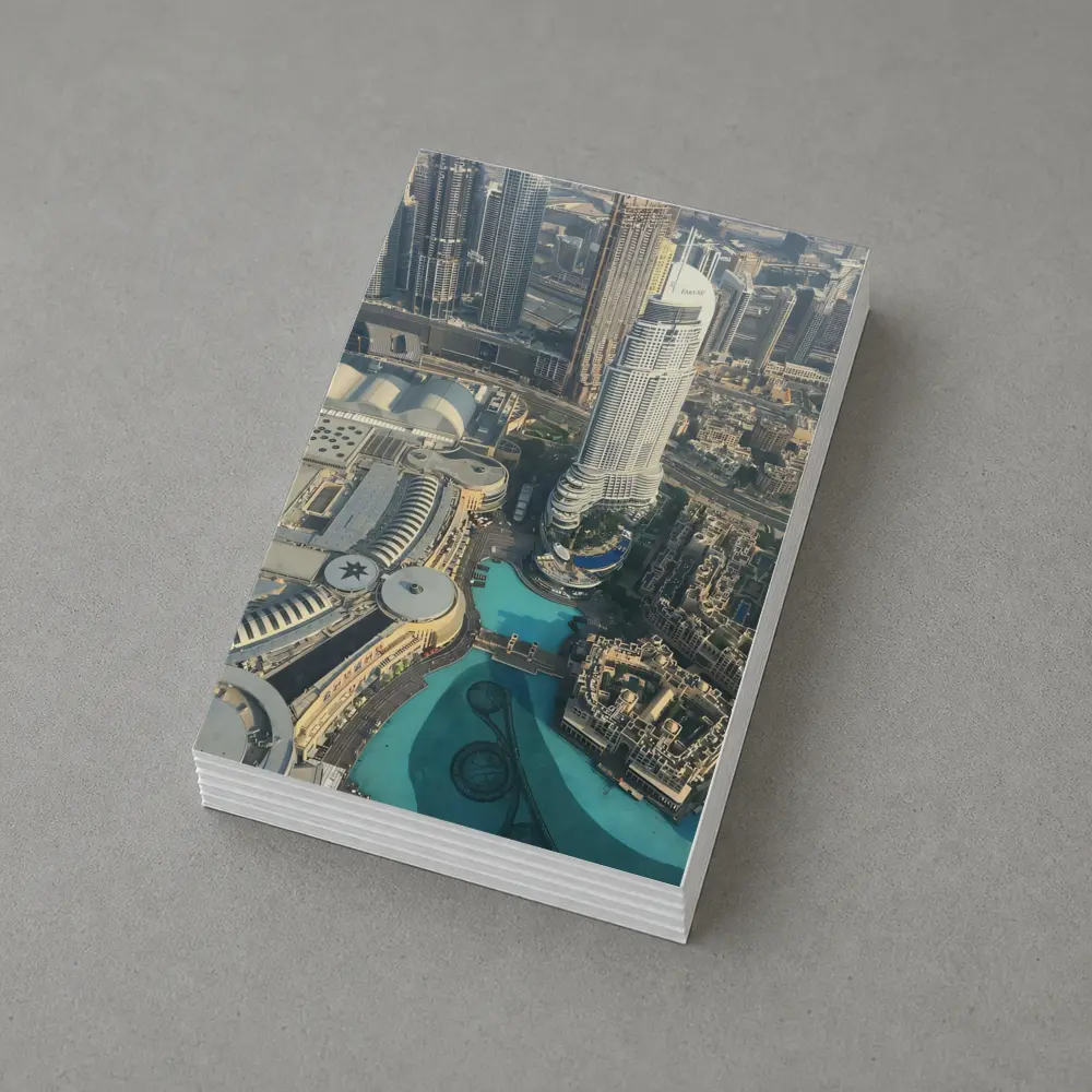 Dubai Downtown Aerial City Skyline View – Postcards