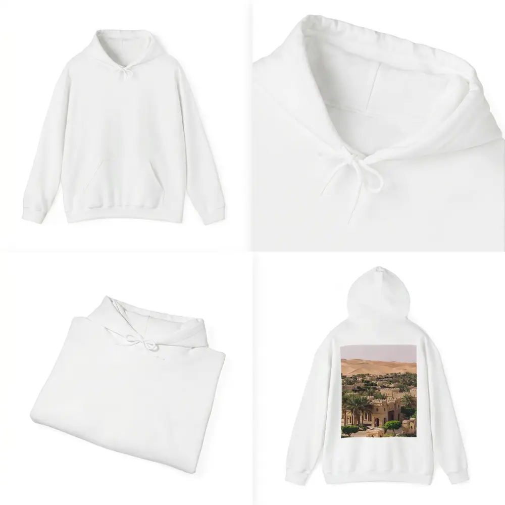 Arabian Desert Palace With Sand Dunes – Hoodies