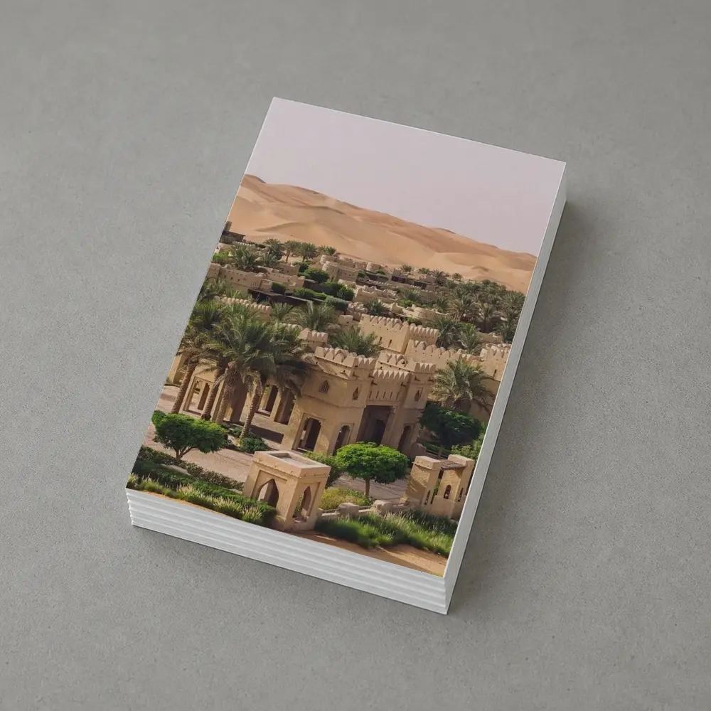 Arabian Desert Palace With Sand Dunes – Postcards