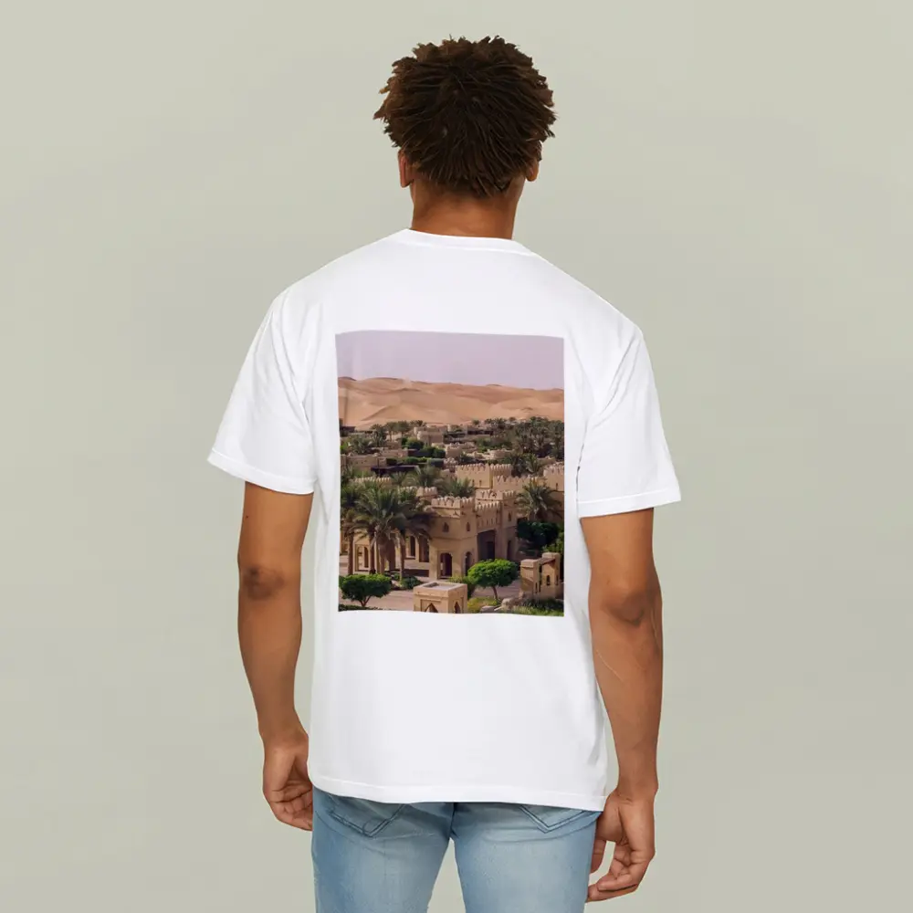 Arabian Desert Palace With Sand Dunes – T-Shirts