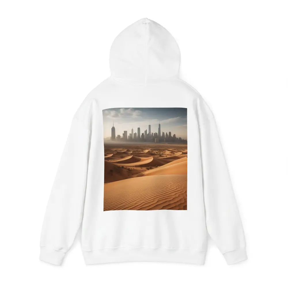 Desert Sand Dunes City Skyline Surreal – Hoodies
