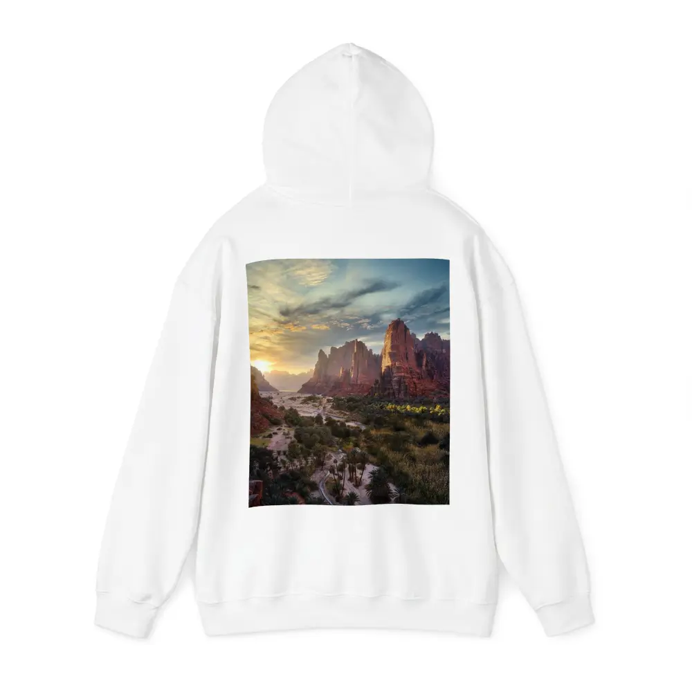 Zion Canyon Red Rocks Sunset Landscape – Hoodies