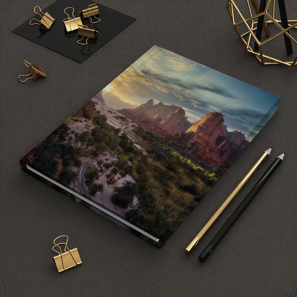 Zion Canyon Red Rocks Sunset Landscape – Notebooks