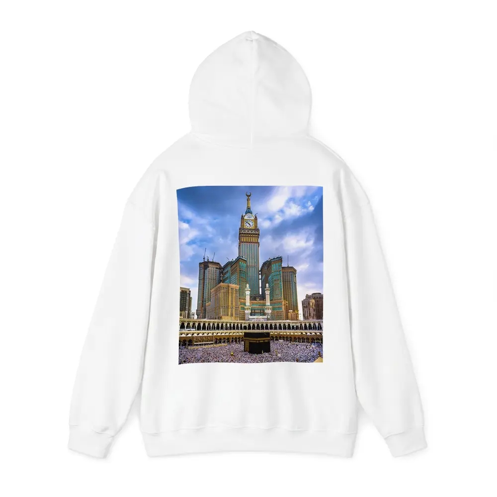 Mecca Kaaba Clock Tower Crowd Islam – Hoodies
