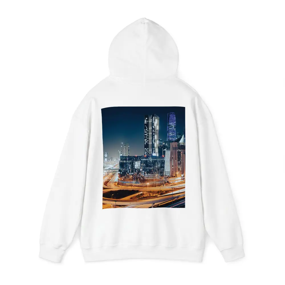 Doha Qatar City Skyline At Night – Hoodies