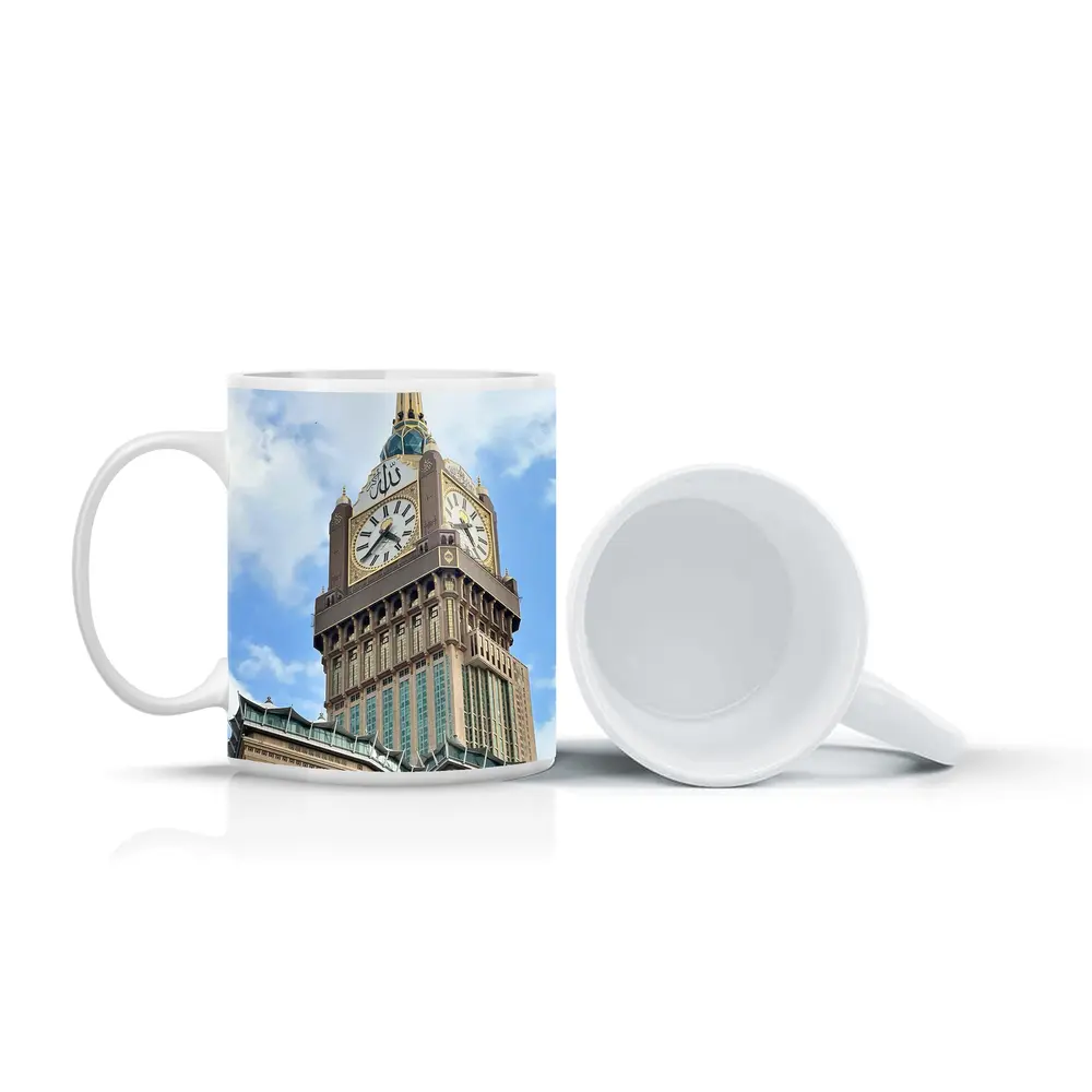 Makkah Clock Tower Islam Blue Sky – Mugs
