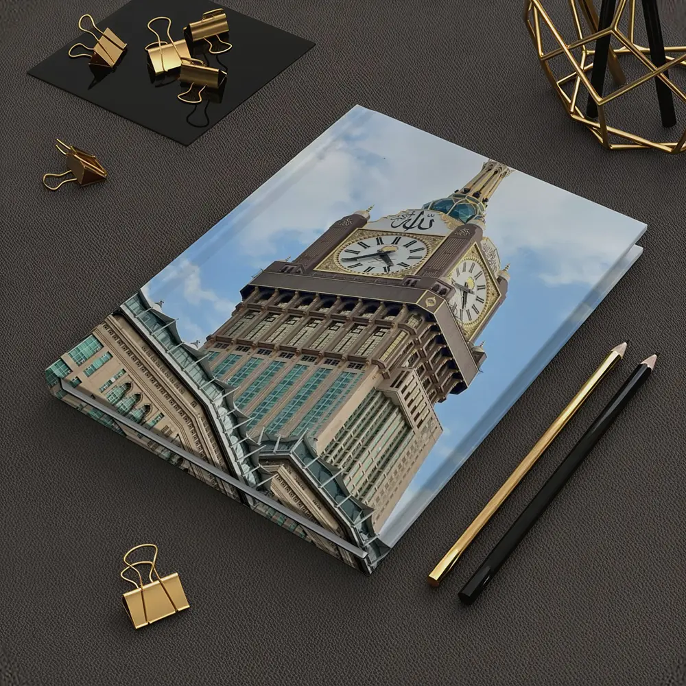 Makkah Clock Tower Islam Blue Sky – Notebooks