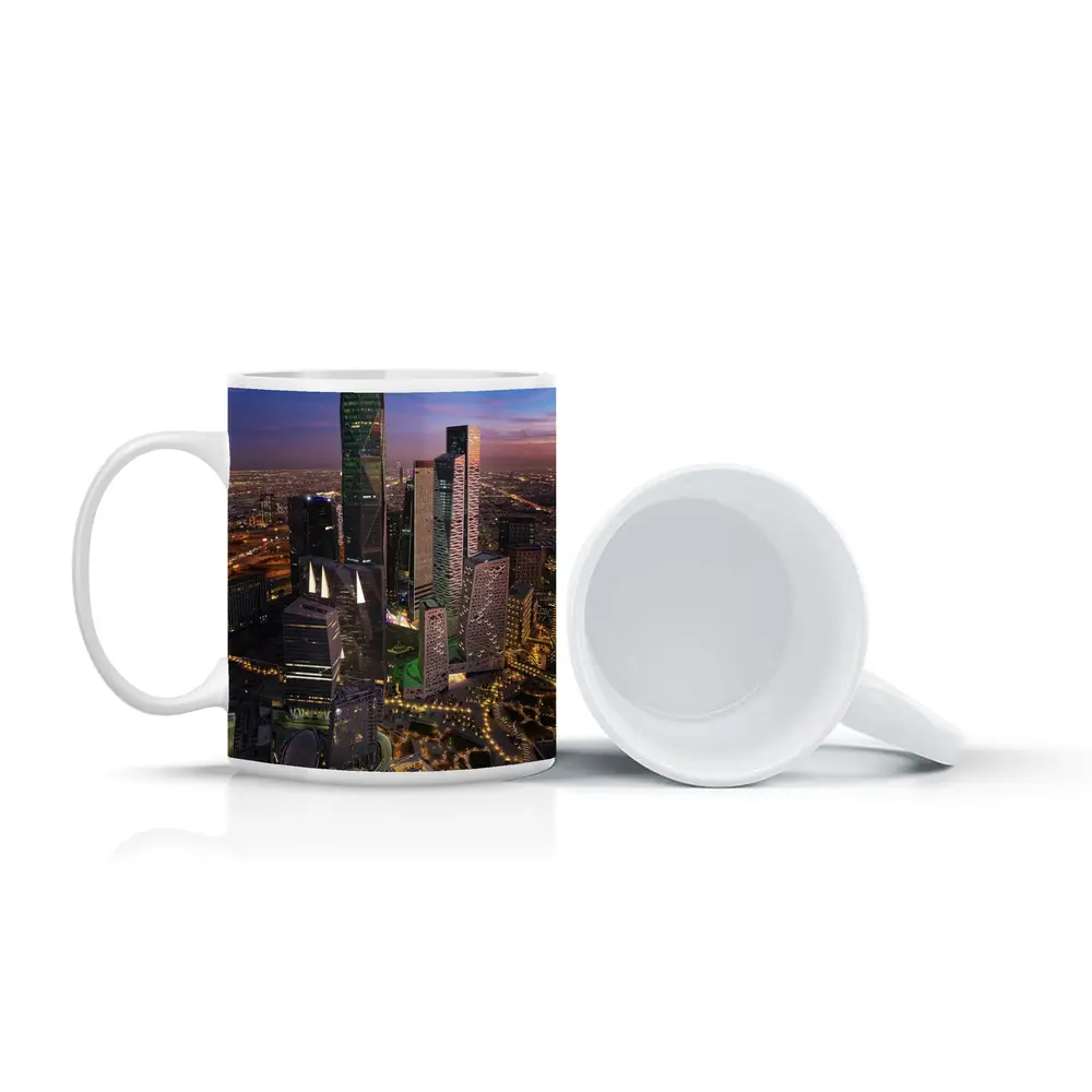 Riyadh Saudi Arabia Skyline At Dusk – Mugs