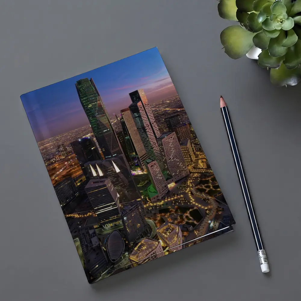 Riyadh Saudi Arabia Skyline At Dusk – Notebooks