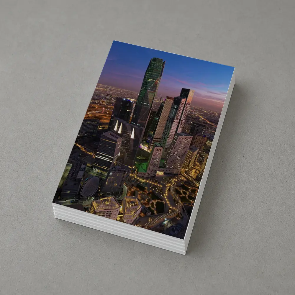 Riyadh Saudi Arabia Skyline At Dusk – Postcards