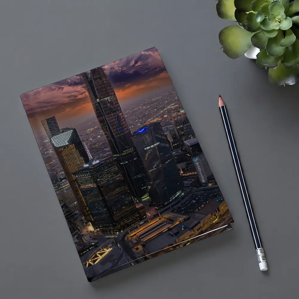 Riyadh Saudi Arabia Skyline At Sunset – Notebooks