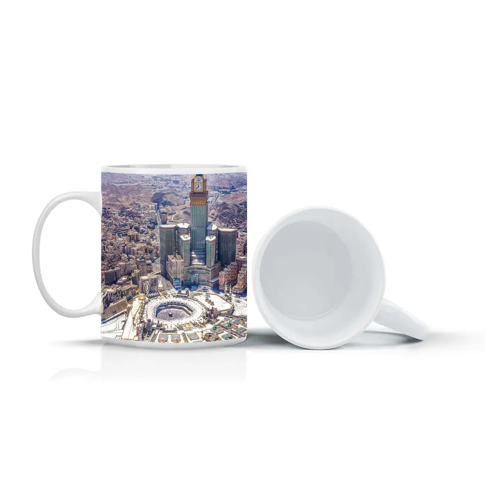 Mecca Grand Mosque Abraj Al Bait Aerial – Mugs