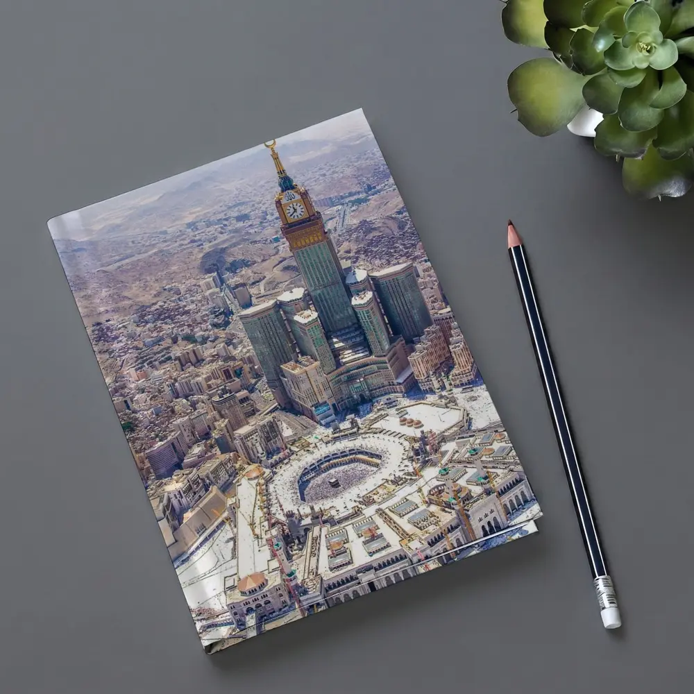 Mecca Grand Mosque Abraj Al Bait Aerial – Notebooks