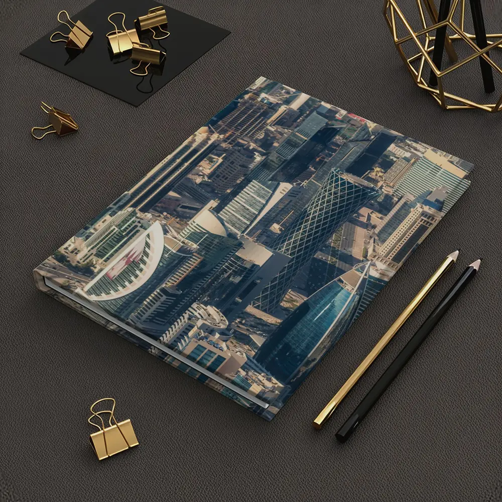 Doha Qatar Skyline Aerial City View – Notebooks