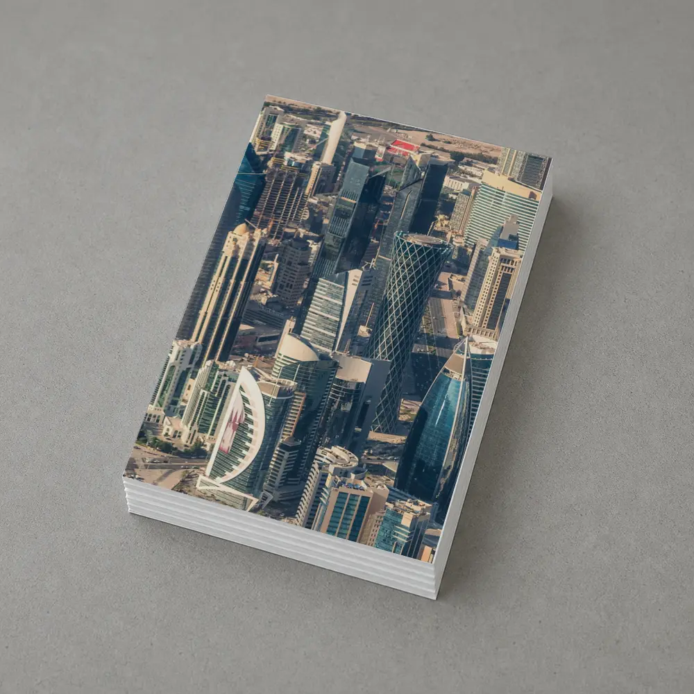 Doha Qatar Skyline Aerial City View – Postcards