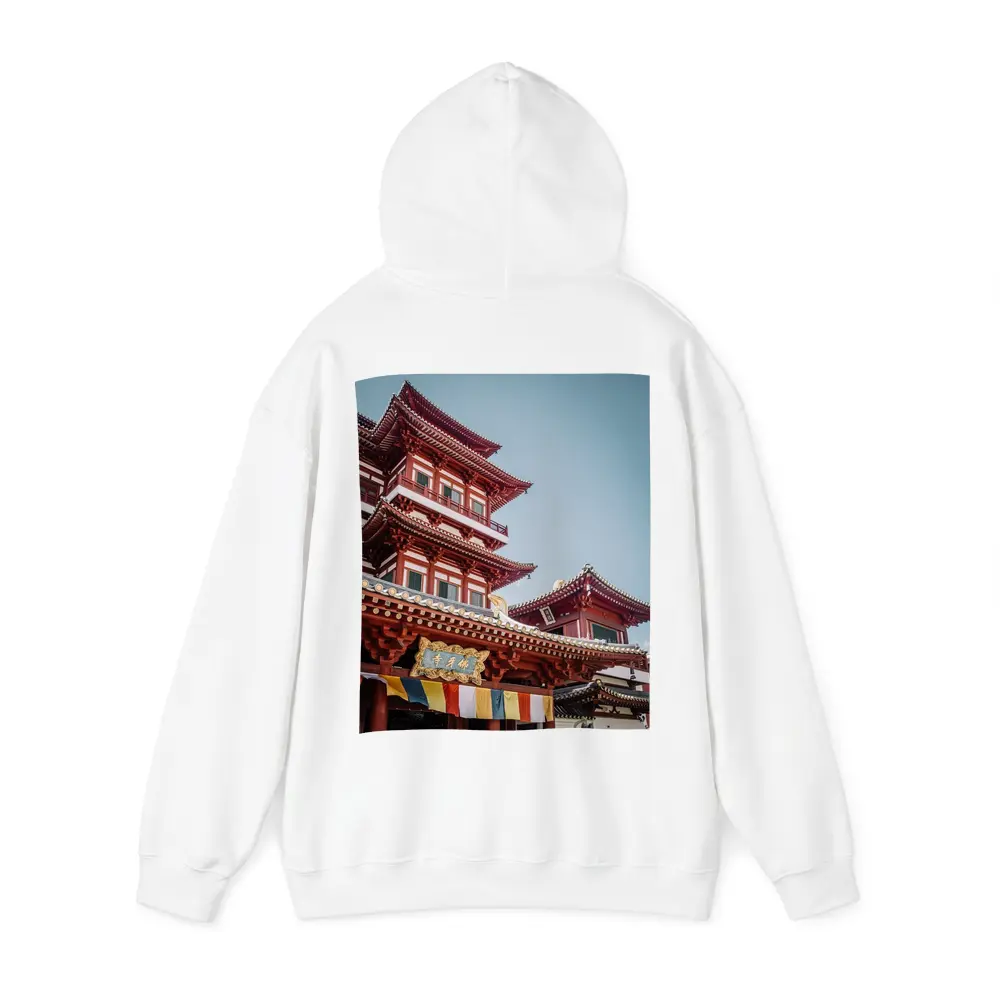 Buddha Tooth Relic Temple Singapore Blue Sky – Hoodies