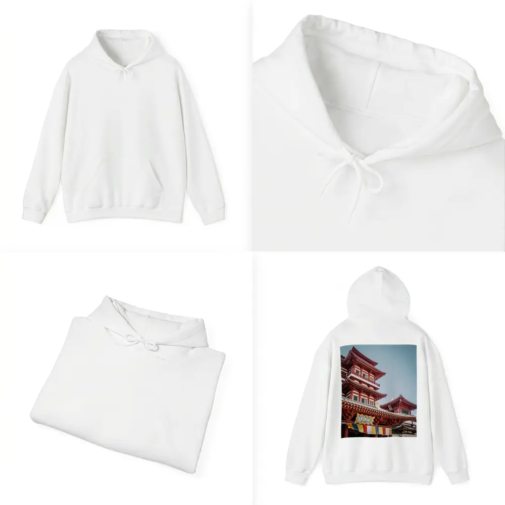 Buddha Tooth Relic Temple Singapore Blue Sky – Hoodies