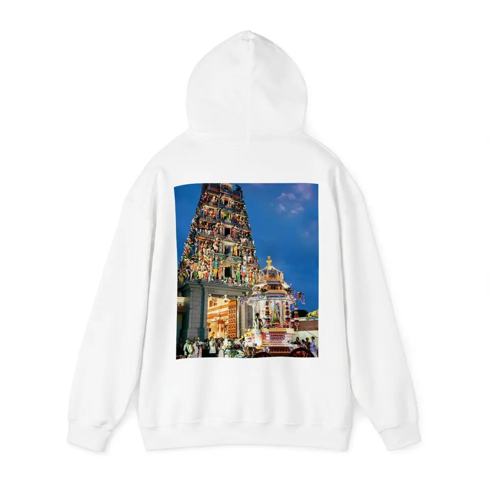 Hindu Temple Gopuram Festival Night Singapore – Hoodies
