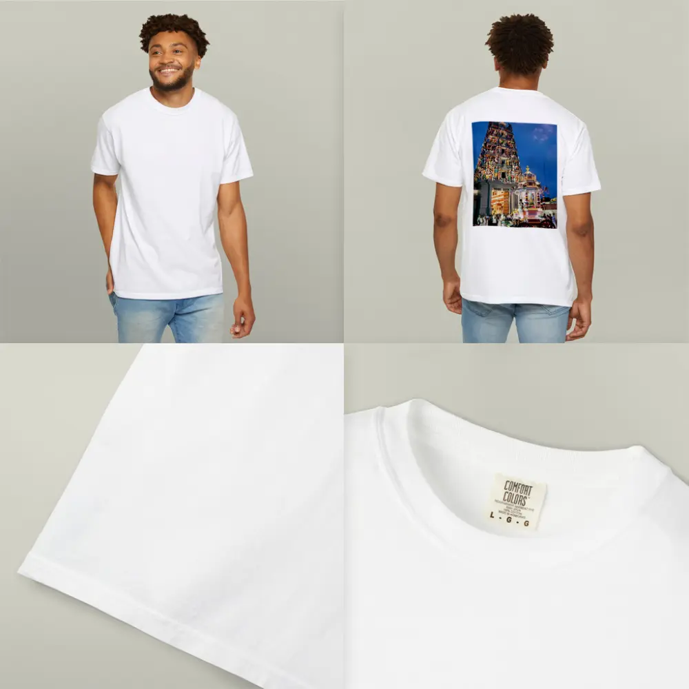 Hindu Temple Gopuram Festival Night Singapore – T-Shirts