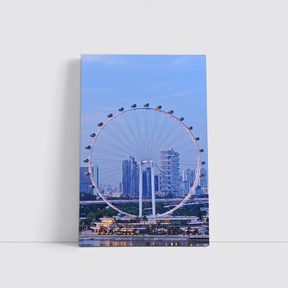 Singapore Flyer Ferris Wheel City Skyline – Wall Art