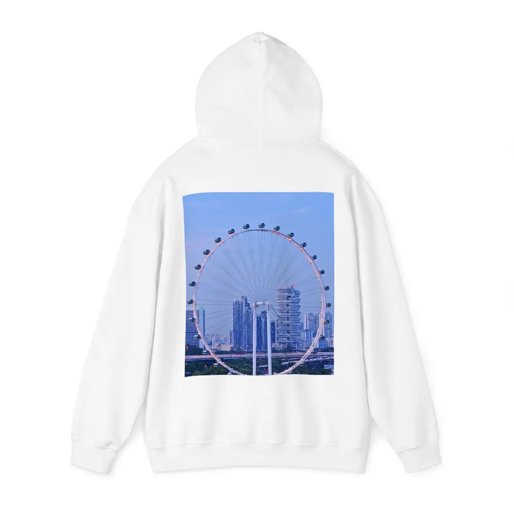 Singapore Flyer Ferris Wheel City Skyline – Hoodies