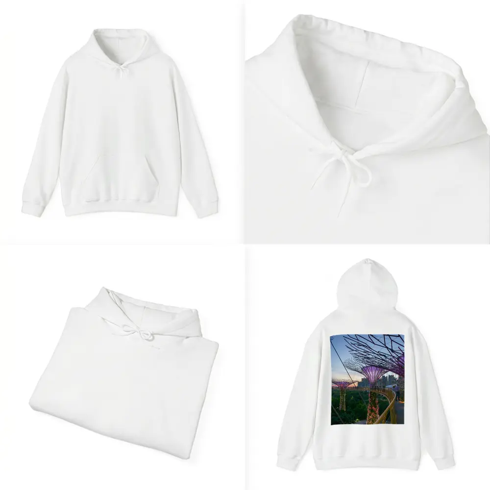 Singapore Gardens by the Bay Supertrees Skyline – Hoodies
