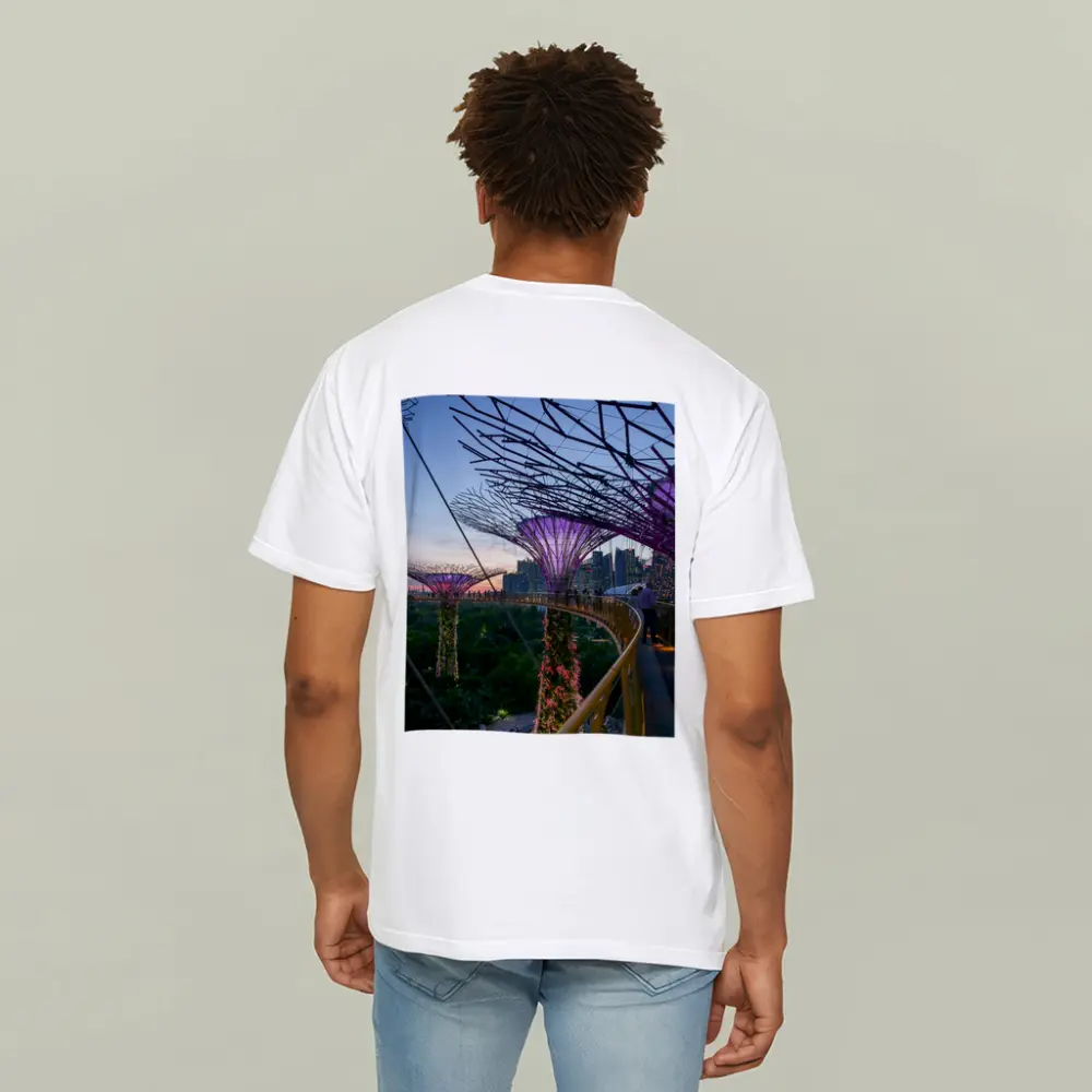 Singapore Gardens by the Bay Supertrees Skyline – T-Shirts