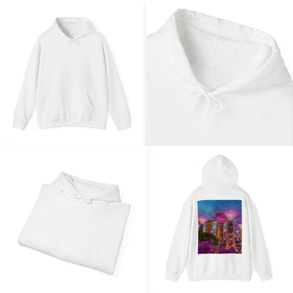 Gardens by the Bay Singapore Night Lights – Hoodies