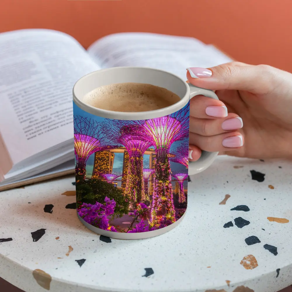 Gardens by the Bay Singapore Night Lights – Mugs