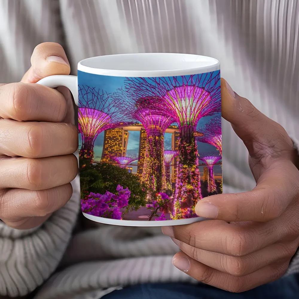 Gardens by the Bay Singapore Night Lights – Mugs