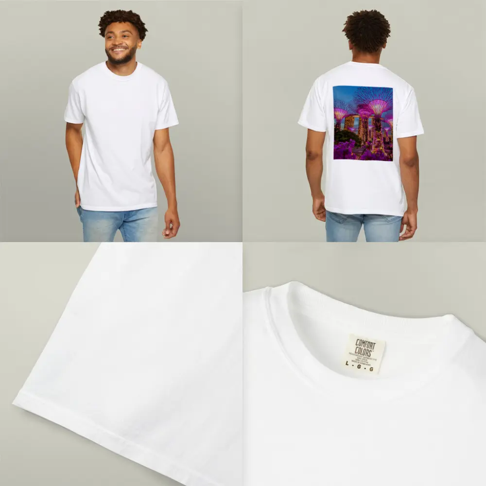 Gardens by the Bay Singapore Night Lights – T-Shirts