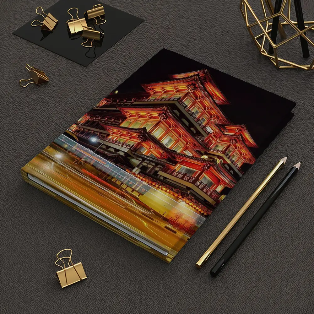 Buddha Tooth Relic Temple Singapore Night – Notebooks