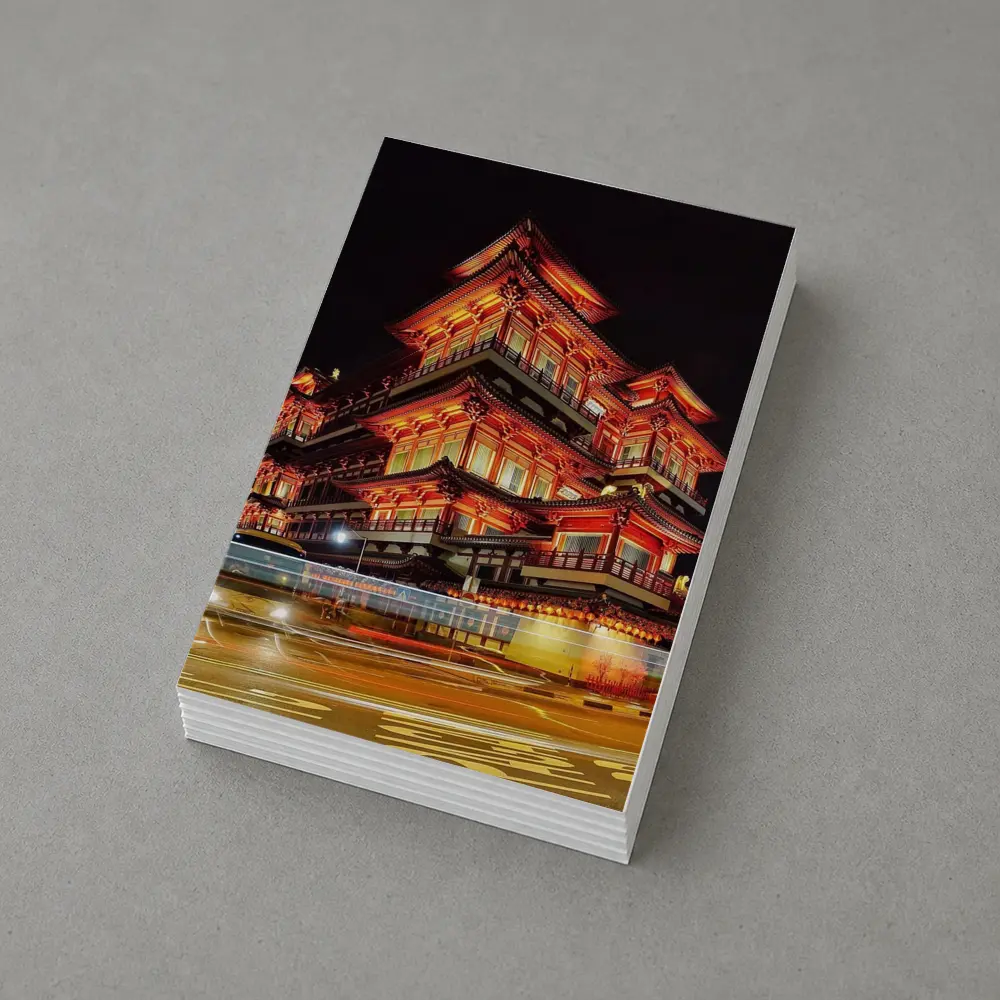 Buddha Tooth Relic Temple Singapore Night – Postcards