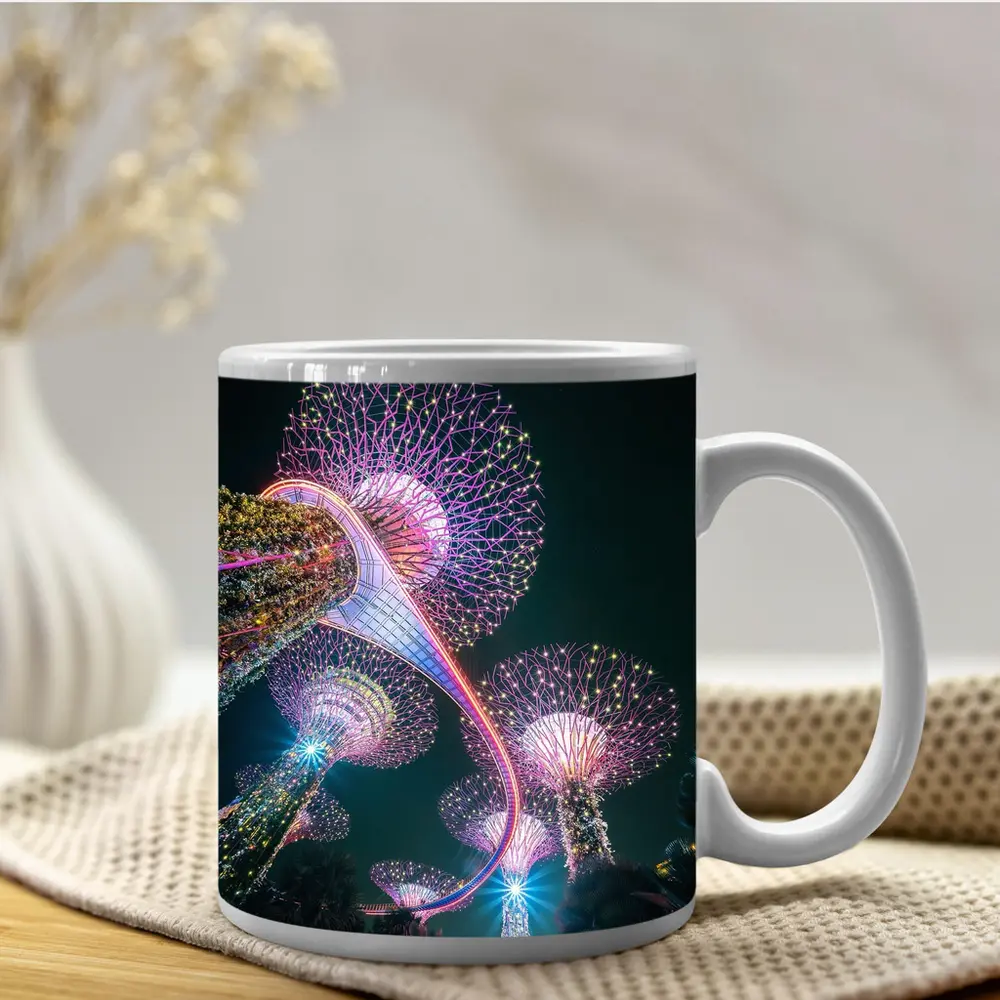 Gardens by the Bay Singapore Night Lights – Mugs
