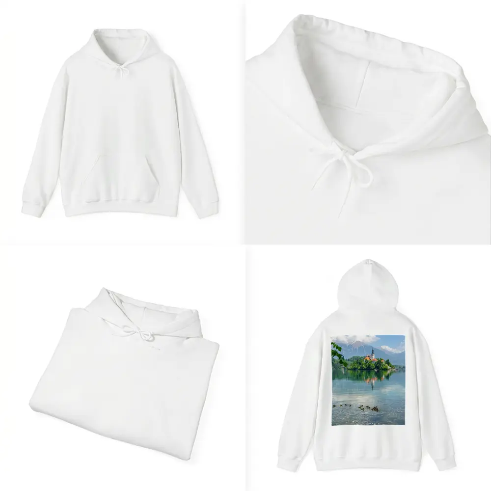 Lake Bled Island Church Slovenia Mountains – Hoodies