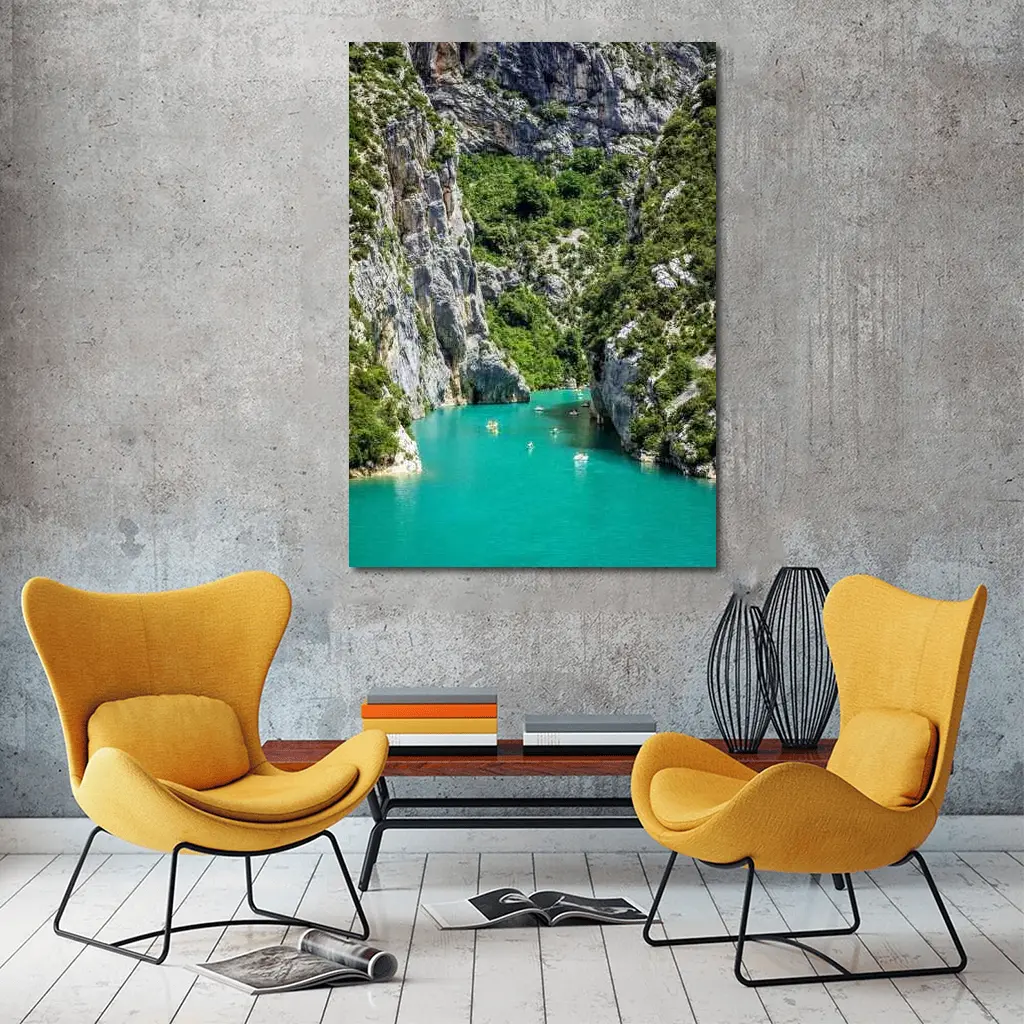 Turquoise Gorge du Verdon Canyon France – Wall Art