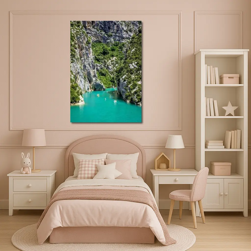 Turquoise Gorge du Verdon Canyon France – Wall Art