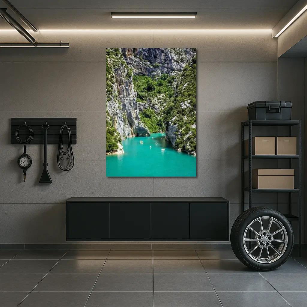 Turquoise Gorge du Verdon Canyon France – Wall Art