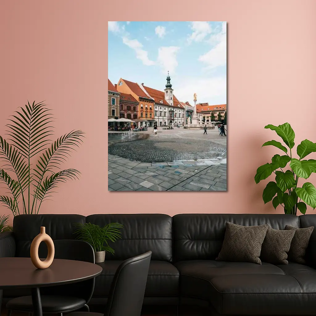 Maribor Main Square Slovenia Old Town – Wall Art