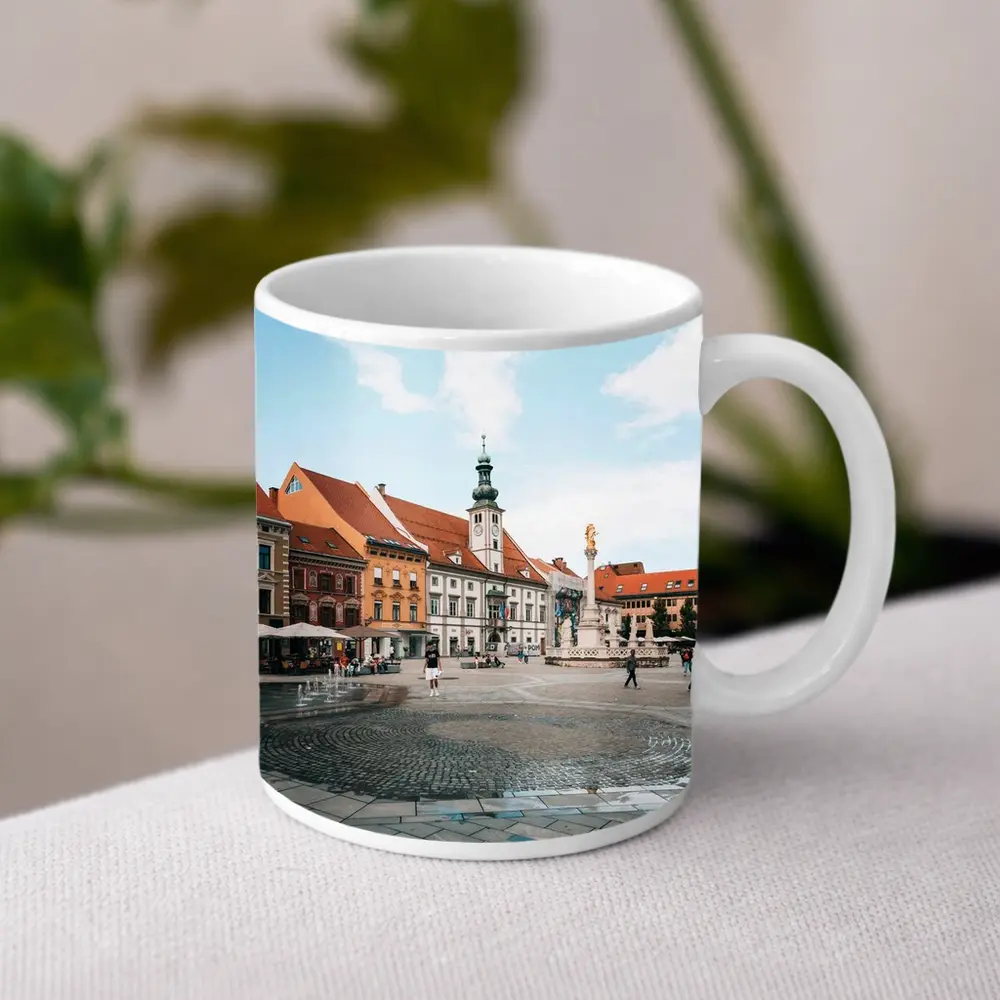 Maribor Main Square Slovenia Old Town – Mugs