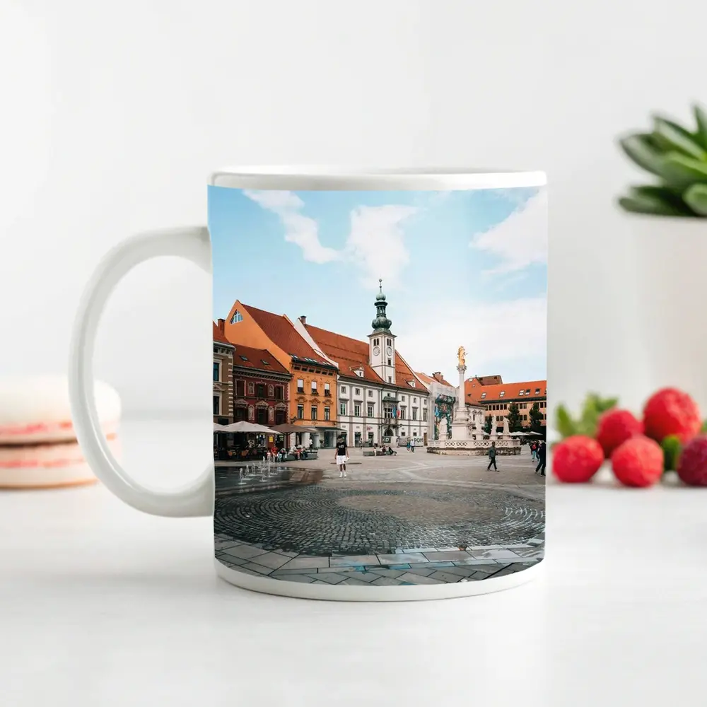 Maribor Main Square Slovenia Old Town – Mugs