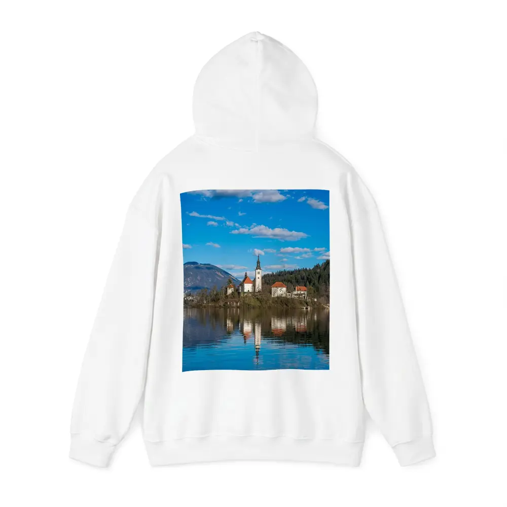 Lake Bled Island Church Slovenia Reflection – Hoodies