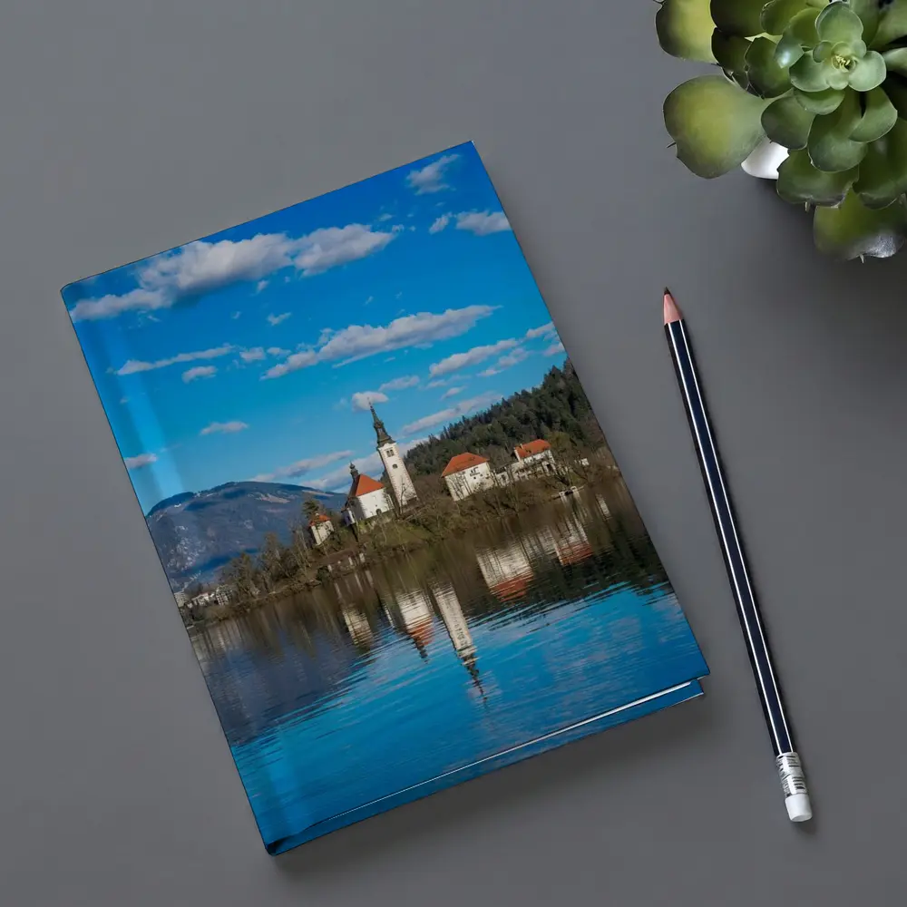 Lake Bled Island Church Slovenia Reflection – Notebooks